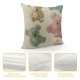 Qinduosi Easter Pillow Covers , Colorful Bunny Decorative Throw Pillows,Vintage Spring Seasonal Holiday Pillowcase Farmhouse Cushion Cover for Sofa