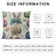 Easter Pillow Covers Set of Easter Bunny Eggs Floral Rabbit Pillows Decorative Throw Pillows Cushion Case Farmhouse Decor for Couch Sofa