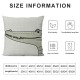 Qinduosi Cartoon Animal Pillow Covers Kids Pillowcase Inch Set of Throw Pillow Covers Set Throw Cushion Case for Sofa Couch Home Decor School Cushion Case(Hippo, Giraffe, Lion, Crocodile)