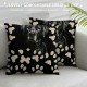 Qinduosi for The Dog Reversible Soft Pillow Covers, Pet This is My Spot Decorative Pillowcase, Dog Lover Farmhouse Decor Decorations for Home Bedroom Living Room（Inch）