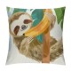 Jungle Animals Throw Pillow Covers Set of  Giraffe Lion Crocodile Sloth Decorative Pillows Case Soft Velvet Cushion Covers for Kids Baby Nursery Decor