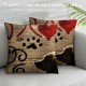 Qinduosi Pcs Cute Animals Decor Throw Pillow Cases Theme Quote Words with Heart Printed Pillow Covers Sofa Pet House Pillowcase " ()