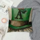 St Patricks Day Pillow Covers Inch French Bulldog Throw Pillowcase Dog Living Room Sofa Pillowcase Dog St. Patrick's Day Home Decorations