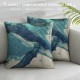 Throw Pillow Covers Home Decor Set of  Turtle Sea Animal Summer Vintage Painting Whale Leaf Fish Pillow Cases Decorative Inches Outdoor Cushion Couch Sofa Pillowcases