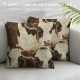 Throw Pillow Covers Home Decor Set of Cow Animal Retro Farm Cow Animal Pillow Cases Decorative Inches Outdoor Cushion Couch Sofa Pillowcases