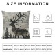 Qinduosi Vintage Forest Throw Pillow Cover Pillowcase Camp Theme Inch Set Of Decor For Sofa Bed Home Bedroom Camping Gifts For Adventure Lover, Lover Gift