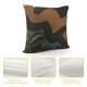 Square Throw Pillow Covers Dog Animal on Brown Background Pillow Cases Decorative for Home Bedroom Sofa Pillowcases Standard Size Inch