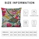 Kids Cartoon Decorative Throw Pillow Covers Cute Colorful Animal Home Decor Outdoor Cushion Cases for Children Room Sofa Couch Set of