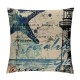 pack Ocean Theme Throw Pillow Covers ” Sea Animals Pillowcases Cushion Covers Starfish--- (Beach-