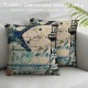 pack Ocean Theme Throw Pillow Covers ” Sea Animals Pillowcases Cushion Covers Starfish--- (Beach-