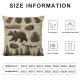 Qinduosi Vintage Farmhouse Animals Throw Pillow Covers Inch Set of  Decorative Pillows Case Polyester Linen Outdoor Cushion Covers for Couch Sofa Bed Home Decor