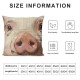 Qinduosi Throw Pillow Covers Pig Animal Oil Painting Style Cushion Pillow Case Home Decor Pillowcase Inches