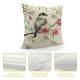 Spring Saying Flowers Butterfly Pink Throw Pillow Covers, Inch Home Sweet Home Cushion Case for Sofa Couch Set of