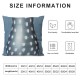 Pillow Covers Inch Set of , Square Neutral Faux Animal Print Modern Accent Farmhouse Soft Linen Throw Pillow Covers Cushion Case Sham for Couch Bed Home Sofa Decorative Navy Blue