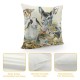 Throw Pillow Covers Farm Animals Donkey Chiken Goat Dog Duck Square Pillowcase for Home Decor Sofa Car Bedroom Pillow case