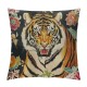 Qinduosi Pillow Covers Inch Set of Colorful Floral Throw Pillows Cover Rustic Animal Print Pillowcase Cushion Farmhouse Home Decorative for Couch Bed Sofa Chair Car Gift,(BZ)