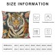 Qinduosi Pillow Covers Inch Set of Colorful Floral Throw Pillows Cover Rustic Animal Print Pillowcase Cushion Farmhouse Home Decorative for Couch Bed Sofa Chair Car Gift,(BZ)