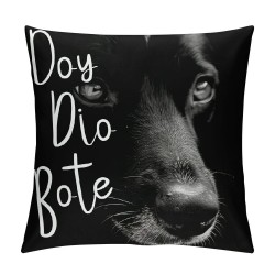 Qinduosi White In The House We Narrate The Dog’s Thoughts Decor Decorative Pillowcase Throw Pillow Cover Inch,New Puppy Dog Quotes Decor Decorations Pillow Cover For Home,Gifts For Dog Lover Owner