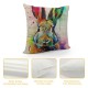 Throw Pillow Covers Linen Lovely Animals Pillow Cover Home Decor Pillow Cases Cushion Cover for Sofa Couch Inch ()