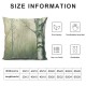 Qinduosi  Forest Animals Pillow Covers Set of  Deer Fox Rabbit Bear Decorative Pillows Case Polyester Linen Outdoor for Couch Sofa Room Home Decor