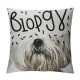 Qinduosi Throw Pillow Cover Case Dog Hair is My Glitter Pillow Covers Inch Set of ,Soft Decorative Throw Pillow Case for Living Room Bedroom Sofa Couch Cushion Covers