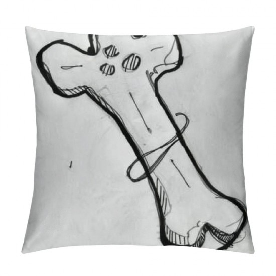 Qinduosi Reserved for The Dog Pillow Covers Inch,Dog Pillow Case,Dog Owner Gifts for Women,Decorative Dog Bone Pillowcase for Home Sofa Bedroom Living