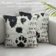 Farmhouse Rustic Dog Mom Mum Funny Quotes Linen Throw Pillow Covers Inch Set of , Housewarming Dog Lover Gifts for Home Porch Sofa Decorations Decor