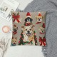 Dog Christmas Pillow Covers , Pillow Cases, Christmas Dog Room Decor, Pillow Cover for Dogs, Merry Woofmas Christmas Dog Reversible Pillows Decorative Throw Pillows Cover