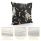 Cute Animals Throw Pillow Covers Set of Cartoon Pets Decorative Pillowcases Soft Cushion Covers for Sofa Couch Bed Home Decor, "