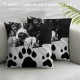 Qinduosi Dog Pillow Cover, We Hope You Like Dog Reversible in Throw Pillow Case, Spoiled Dogs Decoration for Home Sofa Couch Room Bed, Dog Lovers Gifts for Women Men,  Pack()