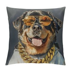 Watercolor Dog Throw Pillow Cover Pillowcase Inch Set of ,Dog Themed Decorations for Home Living Room Girls Room Office Sofa Bed Couch,Dog Lovers Owners Gifts