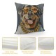 Watercolor Dog Throw Pillow Cover Pillowcase Inch Set of ,Dog Themed Decorations for Home Living Room Girls Room Office Sofa Bed Couch,Dog Lovers Owners Gifts