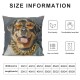 Watercolor Dog Throw Pillow Cover Pillowcase Inch Set of ,Dog Themed Decorations for Home Living Room Girls Room Office Sofa Bed Couch,Dog Lovers Owners Gifts