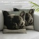 French Bulldog Throw Pillow Case Home Decorative Cushion Cover for Sofa Couch Bedding Inches