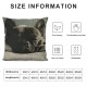 French Bulldog Throw Pillow Case Home Decorative Cushion Cover for Sofa Couch Bedding Inches