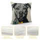 Summer Pillow Covers Inch Throw Pillowscase Summer Farmhouse Cushion Case Dog Decorations for Sofa Couch