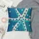 Summer Starfish Decorative Throw Pillow Covers Set of , Life is Better at The Beach Blue Porch Outdoor Pillowcase, Nautical Farmhouse Rustic Cushion Case Home Decor