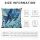 Qinduosi  Mediterranean Vintage Style Nautical Sea Theme Decorative Summer Throw Pillow Covers Set of