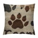 Set of  Decorative Throw Pillow Cover King Size Inches Dog Bones and Paw Prints Pillowcase with Hidden Zipper Decor Cushion Gift for Home Sofa Bedroom Couch Car