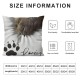 Qinduosi Positive Dog Saying Enjoy The Little Things Decor Decorative Pillowcase Throw Pillow Cover Inch,Motivational Quote Decoration Pillow Cover for Couch Sofa Chair,Dog Lover Gifts