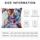 Cute Pet Wiener Dog Pattern Throw Pillow Covers Polyester Cushion Cover Pillowcases Sofa Home Decor "Inch ()