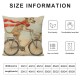 Pack of  Home Decor Pillowcase Linen Square Throw Pillow Case Decorative Cushion Cover Dogs Riding a Bicycle with Funny Letters Inch