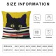 cat gifts,Cat Gifts for Women,Cat Mom Gifts,Cat Pillow Covers ,Cat Pillow Cases,Pink Cat Throw Pillows,Black Cat Gifts for Cat Lovers,gifts for cat lovers,cat gifts for cat lover gifts (yelllow)