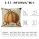 Qinduosi Farmhouse Animal Fall Decor Pillow Covers Set of Stripes Retro Farmer's Market Truck Turkey Cow Sheep Pumpkin Floral Farm Fresh Autumn Decorative Throw Pillow Case Cushion Cover F