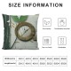 Qinduosi  Forest Animal Pillow Covers Set of Deer Fox Bear Raccoon Decorative Throw Pillowcases Polyester Linen for Sofa Couch Kids Classroom Decor