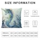 Cute Sea Animals Decorative Pillow Covers Set of , Ocean Theme Pillow Cases Kids Boy Girl Bedroom Decor Baby Shower Decorations Pillow Cushion Covers for Birthday Gift