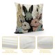 Easter Pillow Covers Inch Colorful Bunny Rabbits Throw Pillowcase Home Sofa Bedroom Cushion Case Seasonal Farmhouse Decorations