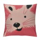 Pink Rabbit Throw Pillow over Cute Rabbit Bunny Pillowcase Inch Set Spring Easter Holiday Cushion Case for Home Sofa Couch Decor