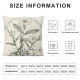 Qinduosi  Decorative Square Throw Pillow Cushion Cover Set, Hidden Zipper, &amp; Machine Washable, , Pig Flower Market,  Piece