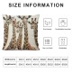 Decorative Pillow Covers Inch Linen Cushion Cover Happiness Family Three Giraffes My Mother Father and Me with Zipper Long Term Use